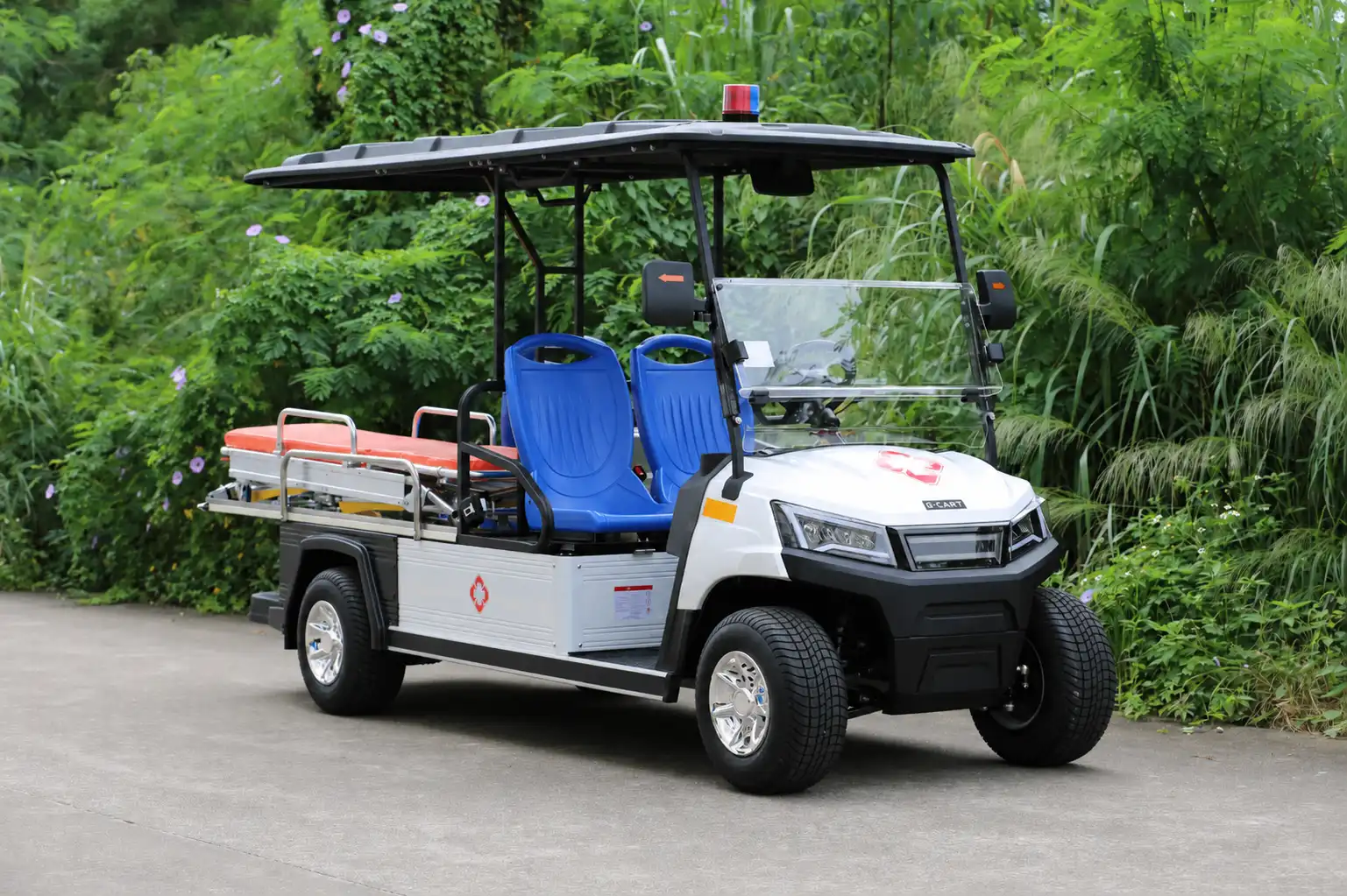G-CART medical utility cart, side view